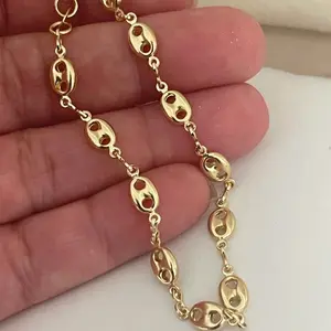 2026 18k Gold Plated Bracelet 7.5"