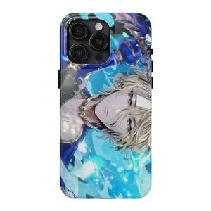 Poseidon Record of Ragnarok Phone Case Compatible with iPhone 17 16 15 14 13 12 11 & Samsung S25 Ultra S24 FE S23 A55 A34 – Premium Glossy Protective Cover Featuring the Mighty God of the Seas – Perfect for RoR Fans and Mythology Anime Collections TXH