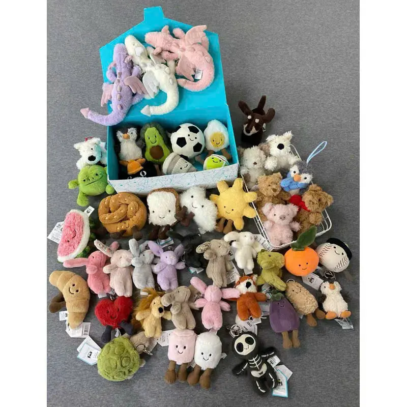 Jellycat Mini Plush Charm – Kawaii Soft Toy Keychain for Everyday Use & Collecting