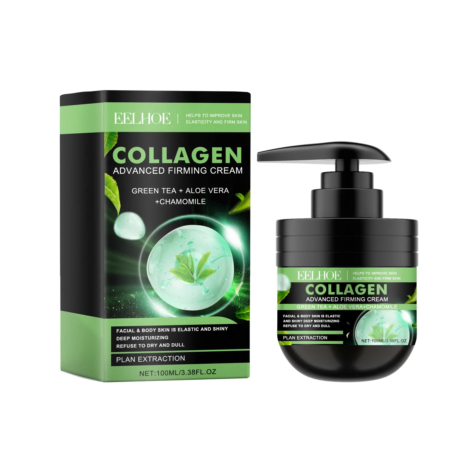 Eelhoe Collagen Firming Skin Body Cream Body Moisturizing Improve Dry Rough Soft Smooth Tightening Cream