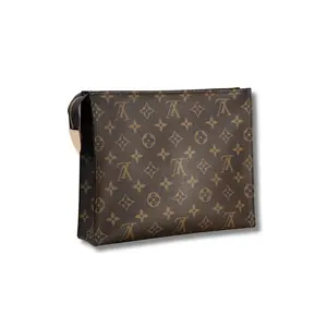 Pre-owned Louis Vuitton Toiletry Pouch 26 Monogram Brown Clutch Bag