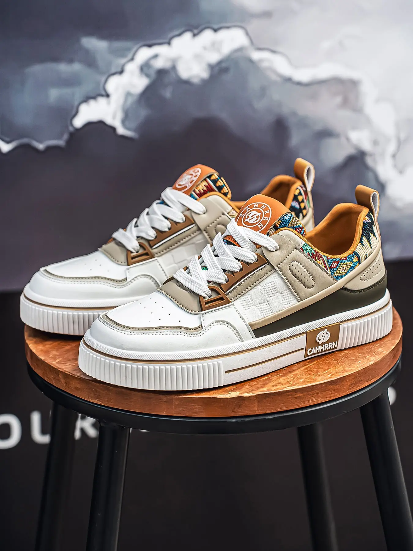 Men's PU Leather Skateboard Shoes, Skateboarding Shoes, Waterproof