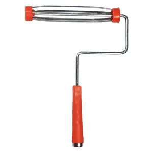 9 in. Heavy Duty 5-Wire Paint Roller Frame with Orange Handle
