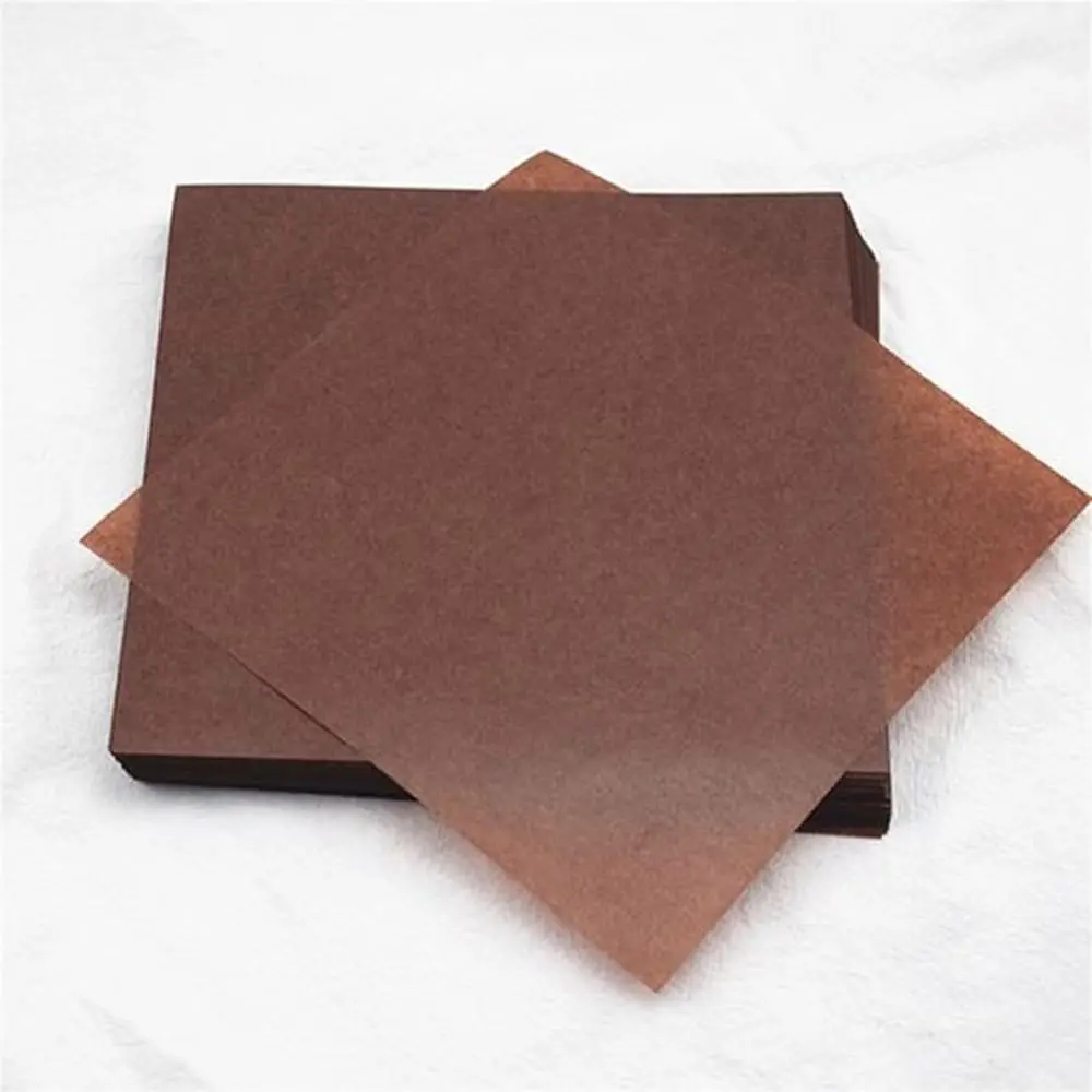 100Pcs 8.6x8.6 in Coffee Greaseproof Wax Paper Sheets, Food Deli Wrapping Paper, Picnic Basket Liners for Home & Party Supplies