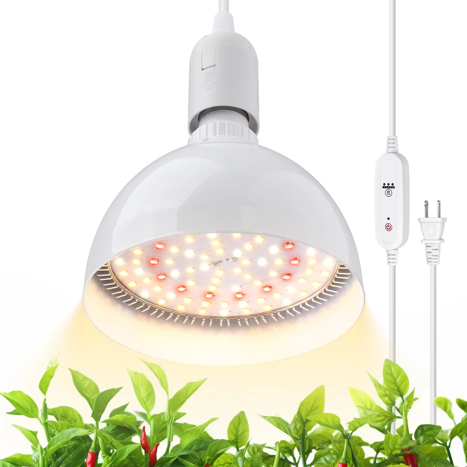 Barrina Hanging Grow Lights, 25W Full Spectrum, with Timer and 16.4FT Power Cord Barrina Hanging Grow Lights, 25W Full Spectrum, with Timer and 16.4FT Power Cord