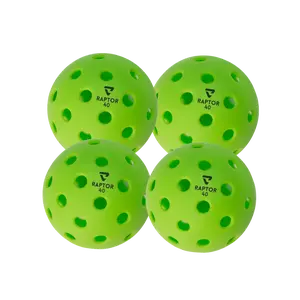 Velocity RAPTOR40 Outdoor Pickleball Balls - 4pc USAPA Spec Balls