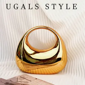 UGALS STYLE Luxury 2024 Women's Party Prom Shell Clip Box Evening Clutch Acrylic Clutch Crossbody Bag Tready Bride Bag Perfect For Party Wedding Dinner Banquet Matching With Wedding Formal Prom Birthday Women Party