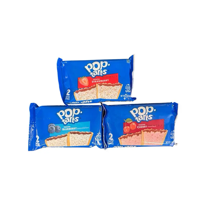 Pop-Tarts Bundle of 3- Frosted Blueberry, Frosted Cherry, & Frosted Cherry
