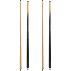 Pool Cue Sticks – 42"/48"/58" Billiard Cues with 13mm Leather Tip – 17oz/18oz Standard or 20oz Heavy – Set of 2 or 4 – Durable 2-Piece Pool Sticks for Beginners, Adults, Home & Bar