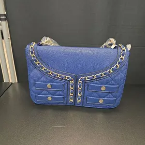 Navy blue shirt purse