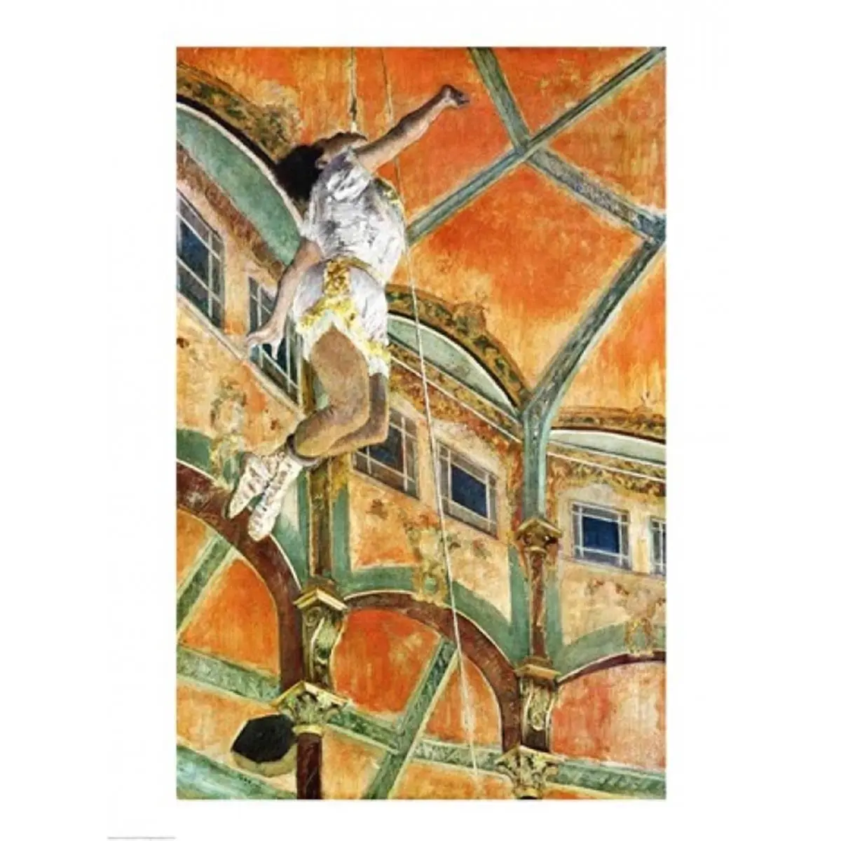 Posterazzi BALBAL227143 Miss La La at The Cirque Fernando 1879 Poster Print by Edgar Degas - 18 x 24 in.