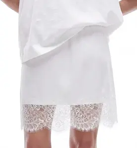 Florboom Summer Lace Mini Slip Skort, Elastic Waist, Must-Have for Trendsetters, Music Festival Outfit, Lace Trim Skirt, Easter Dress, GrungeStyle, Westernfashion
