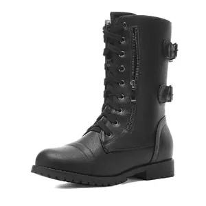 DREAM PAIRS Women's Warm Faux Fur Lined Mid-Calf Snow Boots
