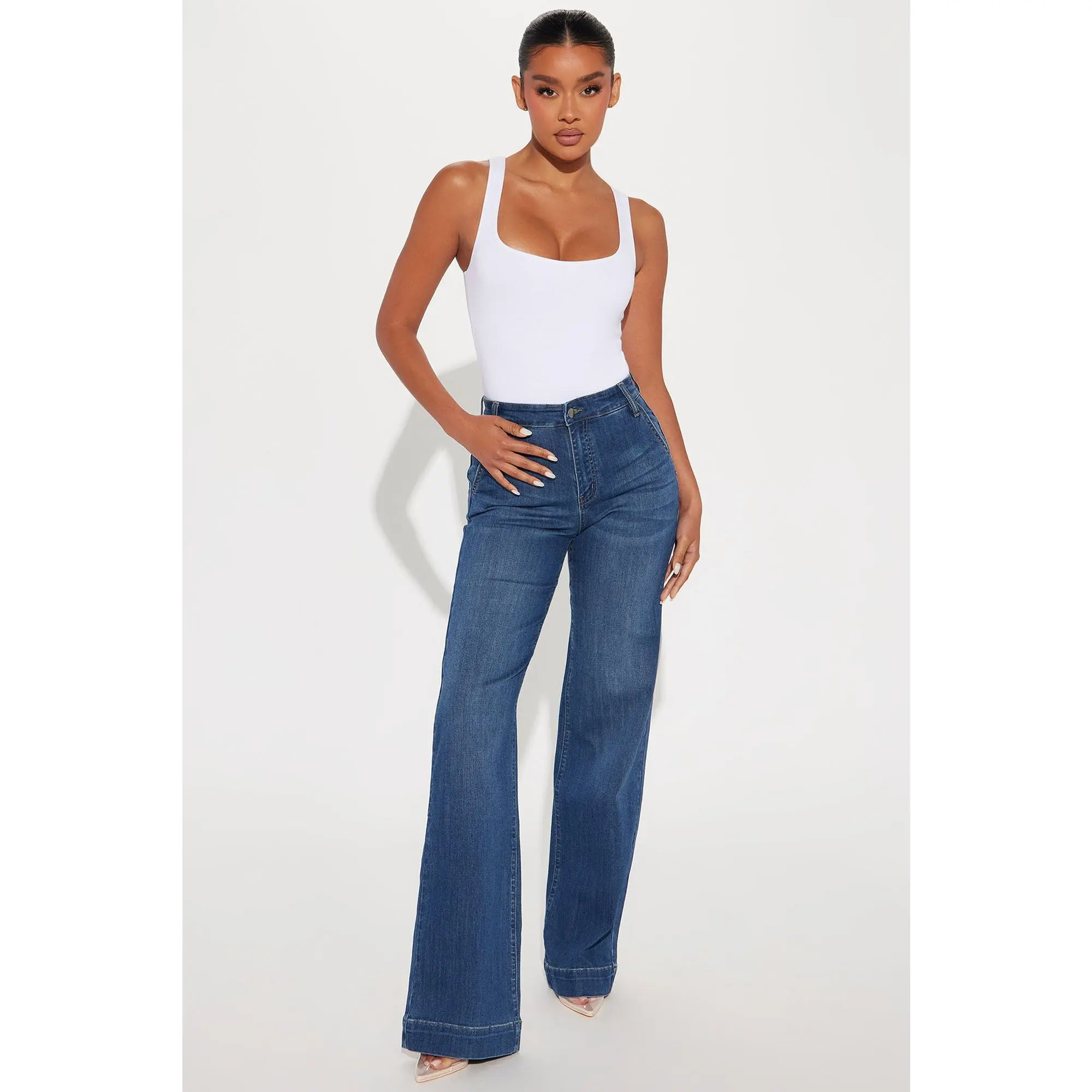 Tall Margot Stretch Trouser Jeans - Dark Wash Tall Margot Stretch Trouser Jeans - Dark Wash