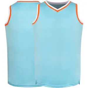 Blank Basketball Jersey, Men's Mesh Athletic Reversible Sports Shirts S-3XL