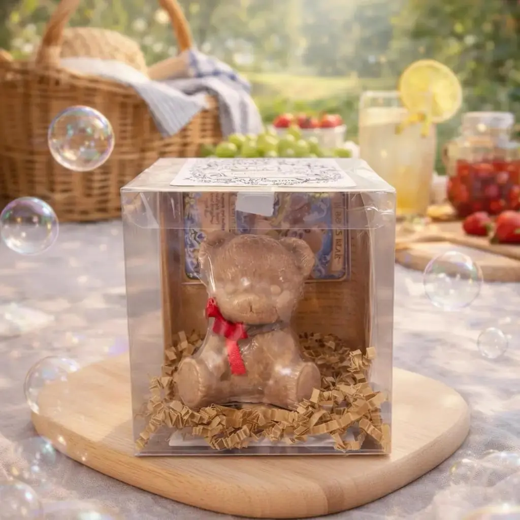 Bubbles Bear Bubblegum Soap Bubblebrook Village Collectible (Includes Map, Story & Trading Card)
