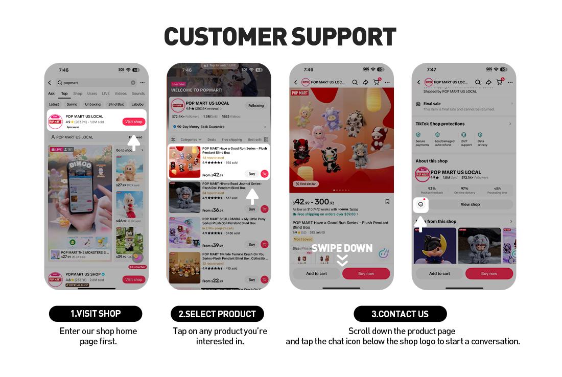 POP MART Mickey Family Cute Together Keychain Series Figures Blind Box, Collectible Toys