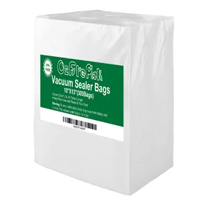 O2frepak 300 Plus Quart  Size 10" X 13"Vacuum Sealer Bags With Puncture Prevention,Vacuum Seal Freezer Bags,Great For Sous Vide Vaccume Sealer PreCut Bags Organiser