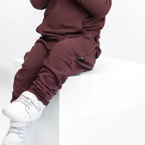 HAREM PANTS- Black Cherry, Kids Soft Bamboo Casual Pants