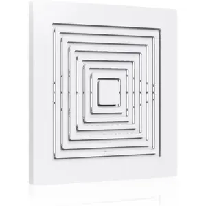 Bathroom Vent Cover BP46 BP90 With Springs Replacement Bathroom Ceiling Fan Grille Cover For Bro-an Nut-one Exhaust Fan Square Ceiling Or Wall-Mount Replaces 663 670 675 688 689 671