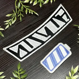 Iron-On Patch Set - Honkai Star Rail "Silver Wolf" Durable Embroidered Polyester Patches for Cosplay, Jacket, Clothing, & More