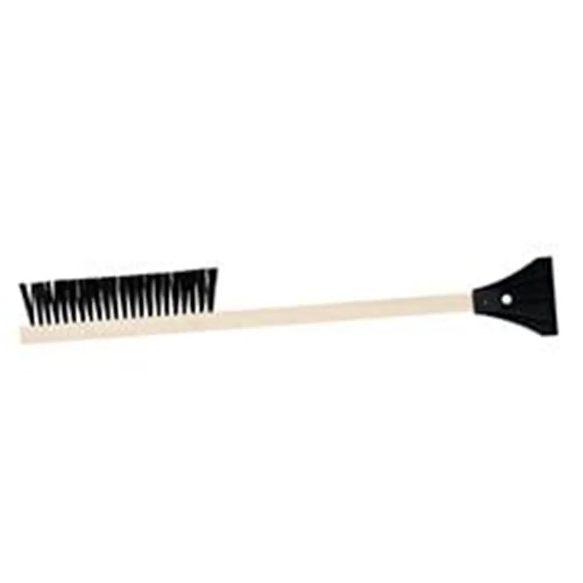 25 in. Wood Snow Brush Scraper, handle