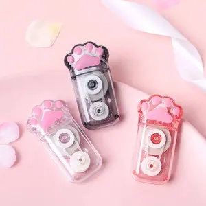 White Out Cute Cat Claw Correction Tape Pen, School and Office Supplies, Stationery, 5mm * 6m