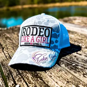 Rodeo Like a Girl Patch Modern Trucker Hat
