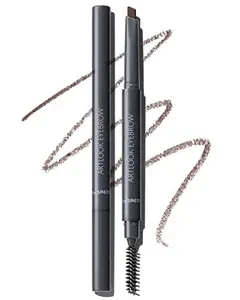 [the SAEM] Artlook Eyebrow Pencil - Ultra-Fine Tip for Precise Application, Natural Finish, Long-Lasting Wear, Wide Shade Range - 0.2g - Cosmetic Makeup
