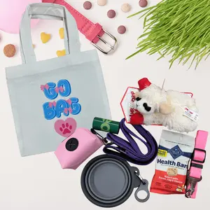 Dog Go Bag Bundle – Walk Essentials Kit with Leash, Treats & Travel Accessories