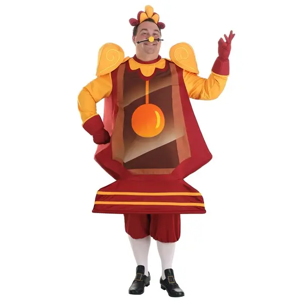 Plus Size Beauty and the Beast Cogsworth Men's Costume (© Disney)