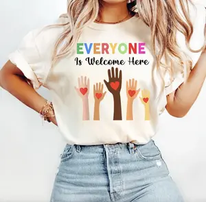 Idaho Teacher Shirt Everyone Is Welcome Here Shirt, Inclusion And Equality T-Shirt, Protest And Resist T-Shirt, Idaho Teacher Shirt, Womenswear Top