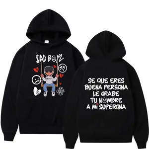 Junior H Merch Mania $ad Boyz Hoodie, Le Grabe Tu Numbre A Mi Superona Sweatshirt, Corridos Tumbados SB Club Shirt, Playeras Sad Boyz 4 Life T-shirt