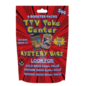 Pokemon $99 Mystery Bag by TPV Poke - Includes 6 PACKS