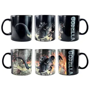Godzilla Mug Heat Activated 15 oz Color Changing Tea Coffee Cup