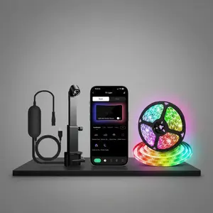 Sync9.8ft/19.6FT Game Lights, USB LED Light Strip for Tvs, Color Sync with Ar Sensor, Smart 5050 RGB+ic, Adjustable Leds, APP Control & Music, Adjustable Rgb Lighting