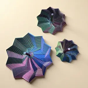 Expanded 3D Printing Fidget Star with Handle Satisfying Sight Sound Colorful Sensory Toy for Engaging Relaxing Visual Effects Decompress holiday season gift Stress Relief Fidgeting Stress Relief Sculptures Stress Relief Model