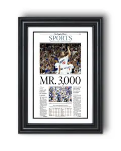 2025 LA Dodgers MR 3000 Clayton Kershaw Career Strikouts