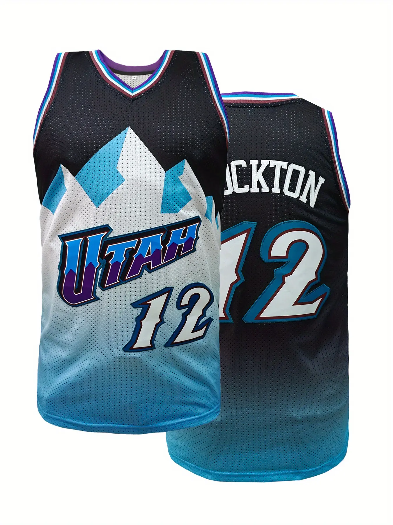 Men'S #12 Embroidered Basketball jerseys Apparel Jersey Slightly Stretch Breathable Lightweight Jersey Sports niform, Sleeveless Basketball Shirt For Training Competition Party