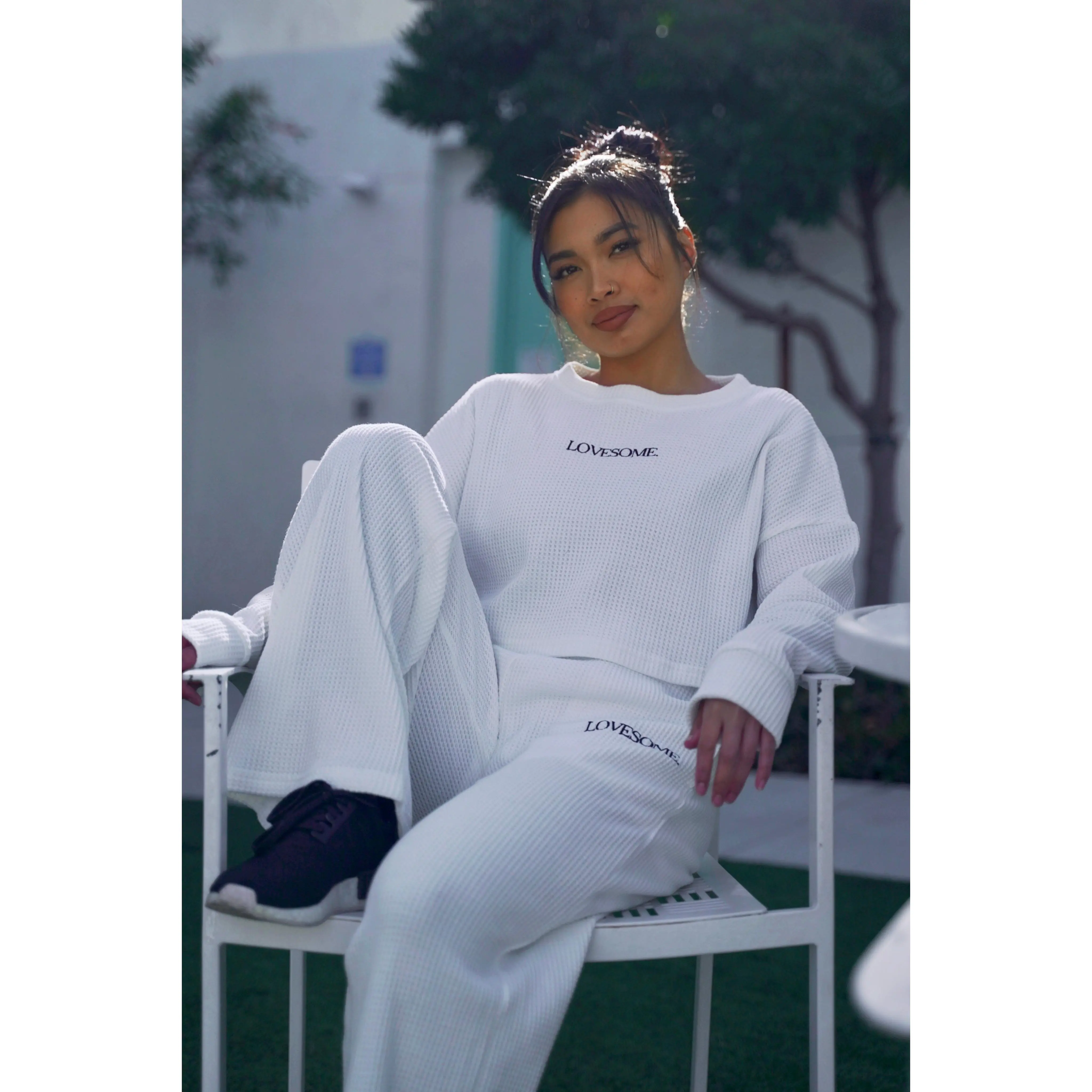 Cold Foam (White) Waffle Pants