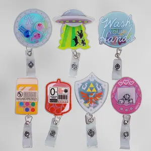 Fun and Colorful Shaker Badge Reels for Teachers, Nurses and More