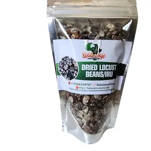 Iru Dried Locust Beans 105G - Dried Locust Beans in Packaging Dry Fiber Healthy Protein