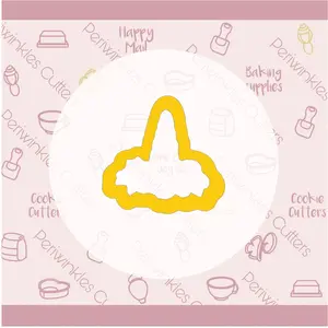 Floral Unicorn Horn Cookie Cutter