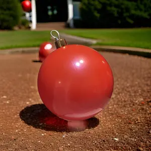 75 inch Inflatable Christmas Ball Ornament - Festive Home Decorations