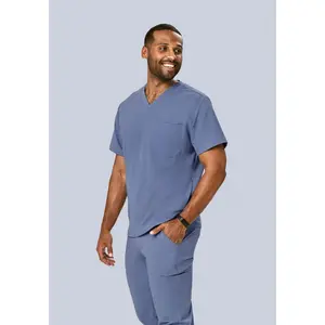 Three Pocket Top Periwinkle