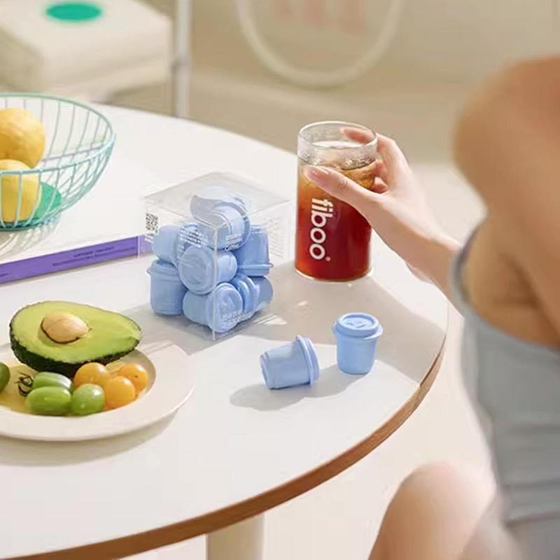 FIBOO Probiotic Coffee Alkaline Black Iced Americano Instant Drink 4g x 10 Cups 200 Billion Active Cultures Sugar-Free