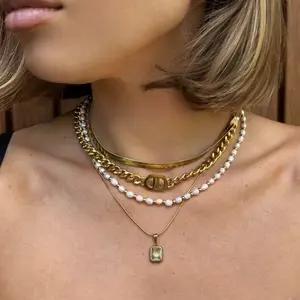 Shiny Elevating Necklaces, Premium four necklaces special for Enhancing Your Daily or Special Occasion Look