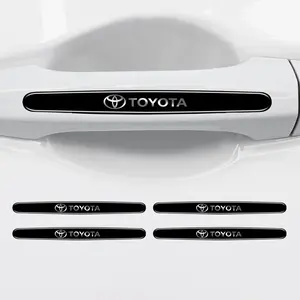 4 or 8 Pcs Car Door Handle Bowl Anti-Collision Protective Stickers for Toyota, Prius and Auris Auto Accessories Car Decals Sticker For Cars