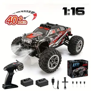 Four-wheel drive off-road 1:16 remote control car, 390 high-speed motor, high-speed off-road electric drift car, high-speed toy vehicle, full coverage of body chassis.