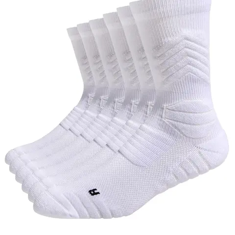Unisex's Plain Athletic Socks, Athletic Tight Socks, Cushioning Performance Crew Socks, Breathable Comfortable Sports Socks, Cushioned Crew Socks for All Seasons #GLOBAL PICKS